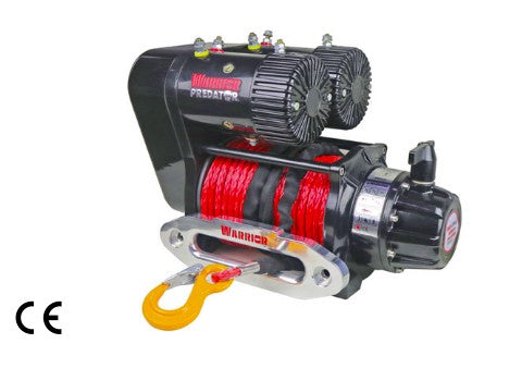 Verricello elettrico 12V Predator a doppio motore 10000 libbre 4536kg con corda Sintetica